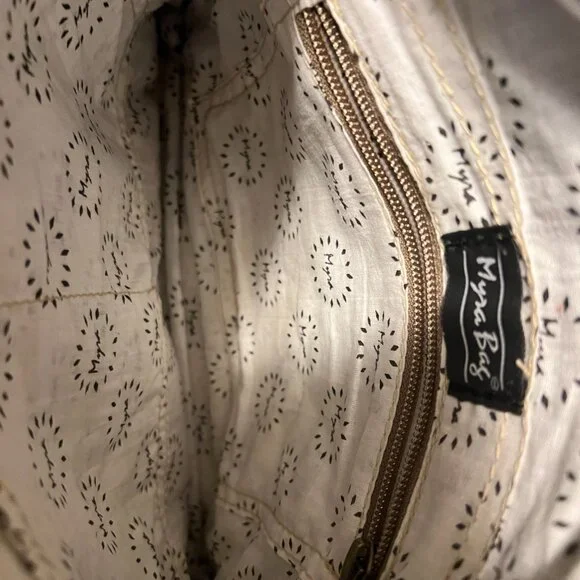 MYRA BAG HAND-TOOLED LEATHER AND HAIRON PURSE - Picture 6 of 6